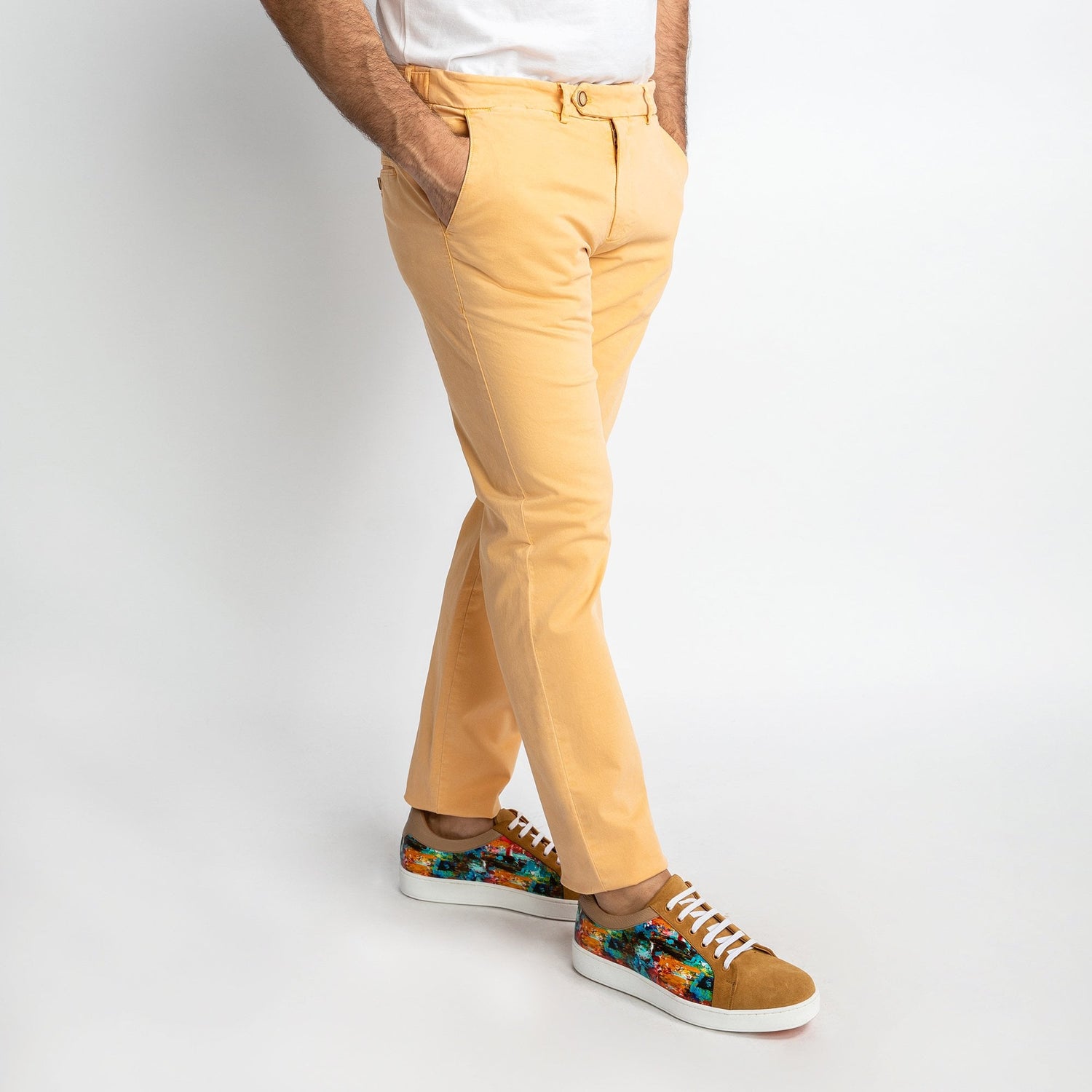 CLAUDIO LUGLI CHINO TROUSERS