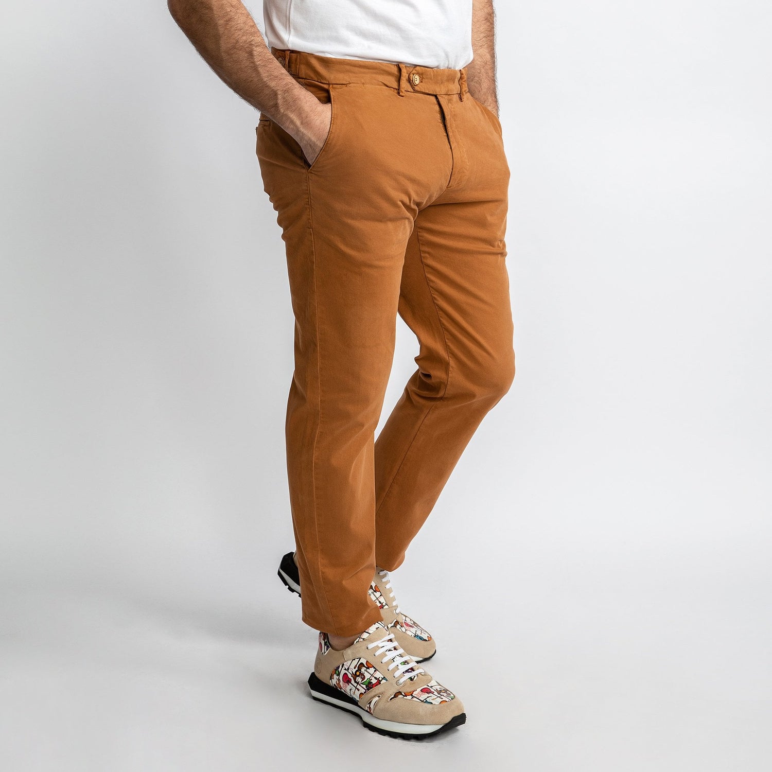 CLAUDIO LUGLI CHINO TROUSERS