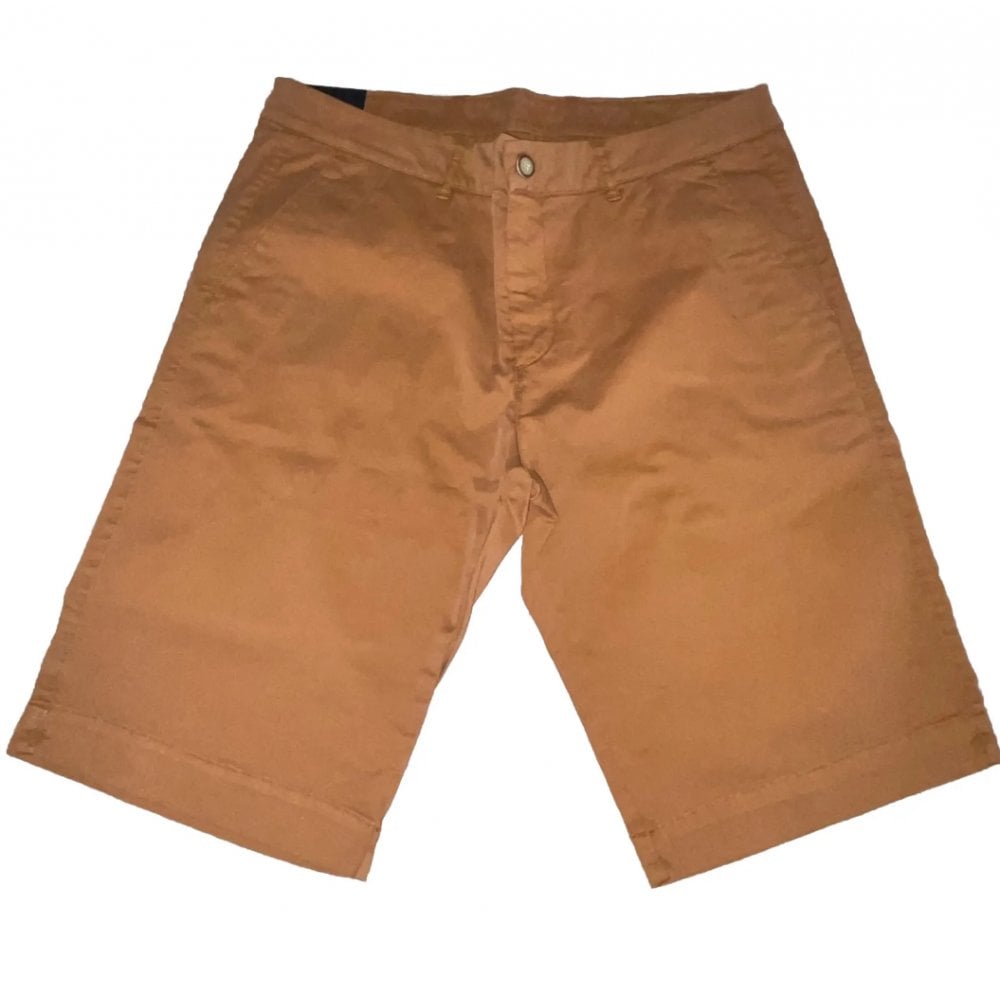 CLAUDIO LUGLI COTTON BLEND CHINO SHORTS 24