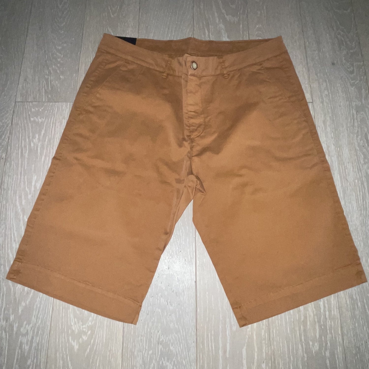 CLAUDIO LUGLI COTTON BLEND CHINO SHORTS 24