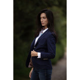 STRETCH COTTON LYCRA WOMENS JACKET WITH MULTICOLOUR STITCHING