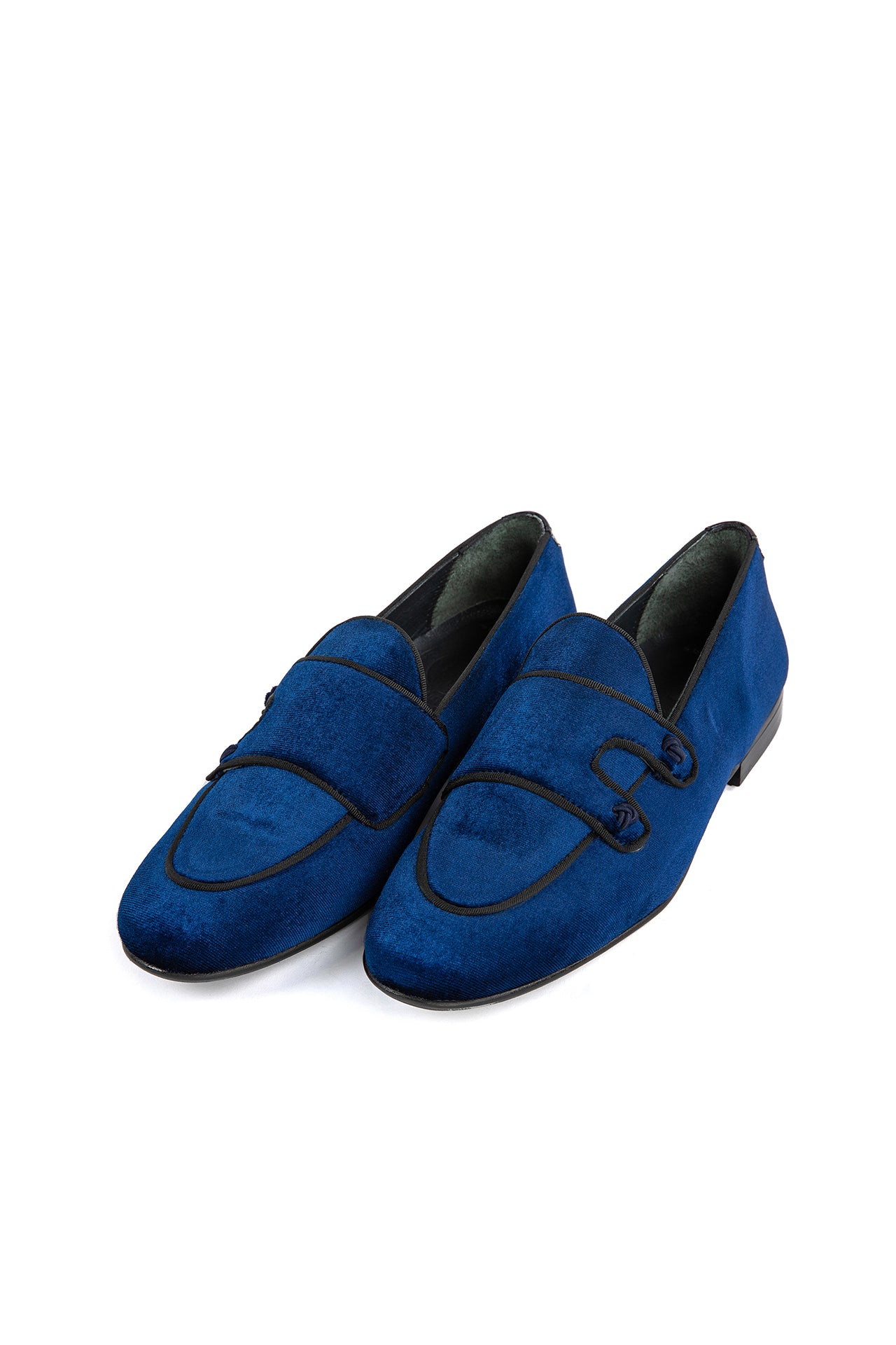 VELVET DOUBLE MONK SLIP ON SHOE