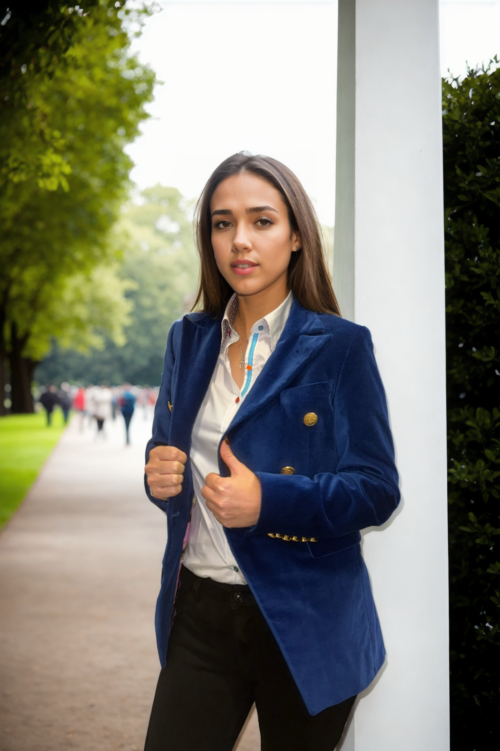 VELVET DOUBLE BREASTED WOMENS JACKET