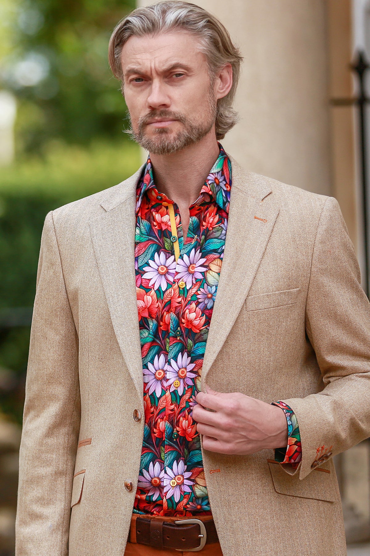The Textured Statement Blazer