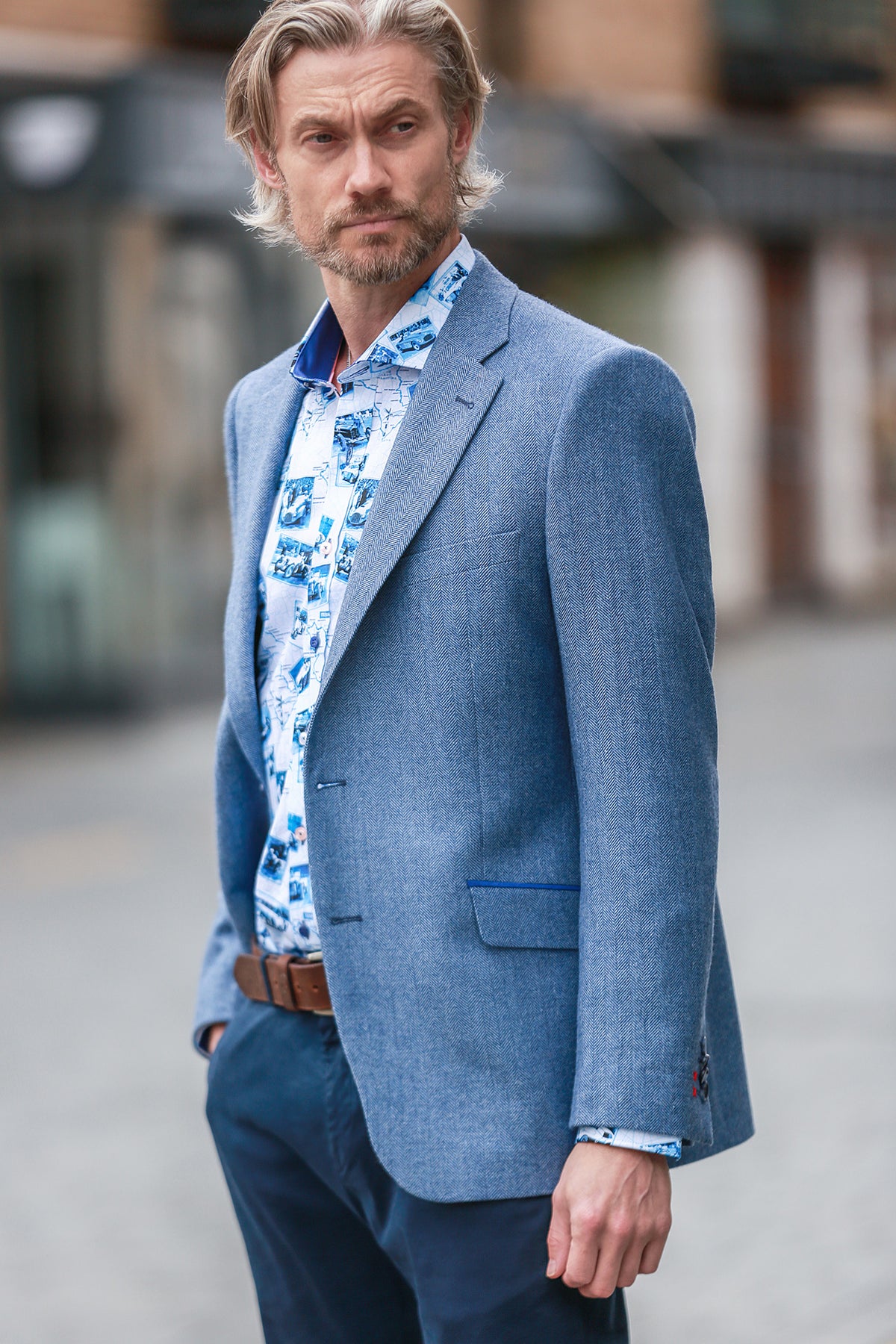 The Textured Statement Blazer