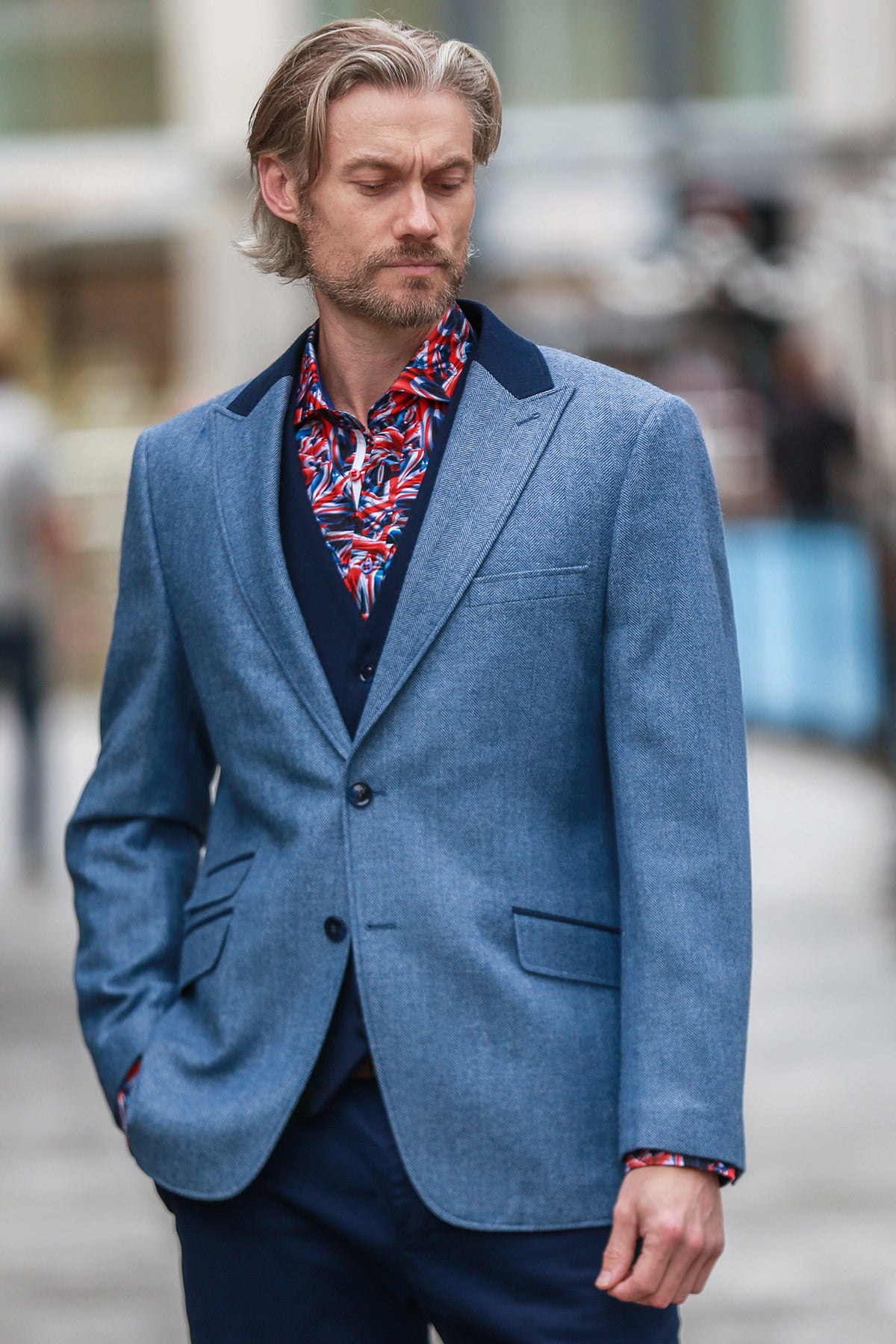 Race-Day Herringbone Jacket