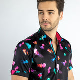 JELLYFISH PRINT SHORT SLEEVE SHIRT