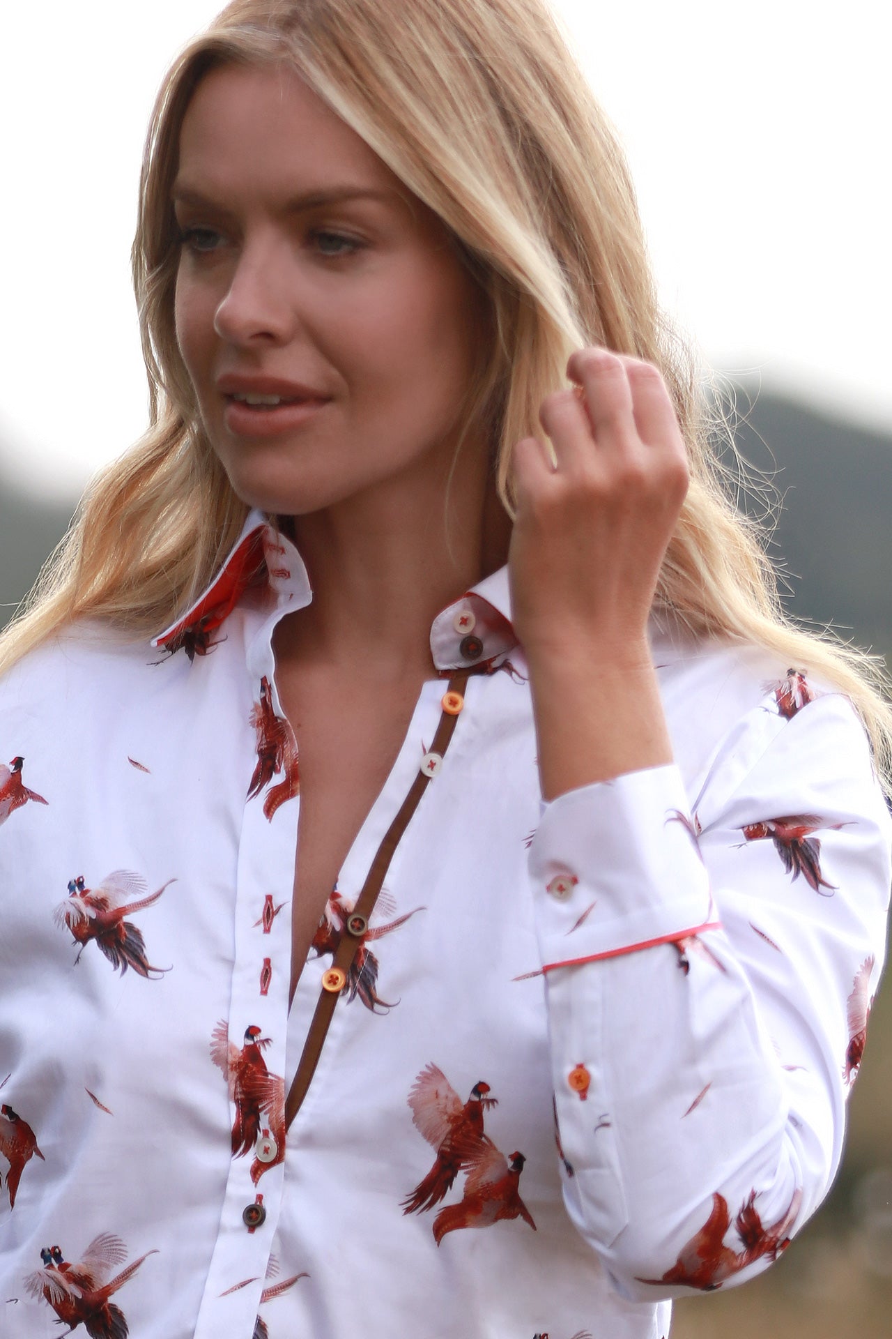 FLYING PHEASANT WOMENS  PRINT SHIRT