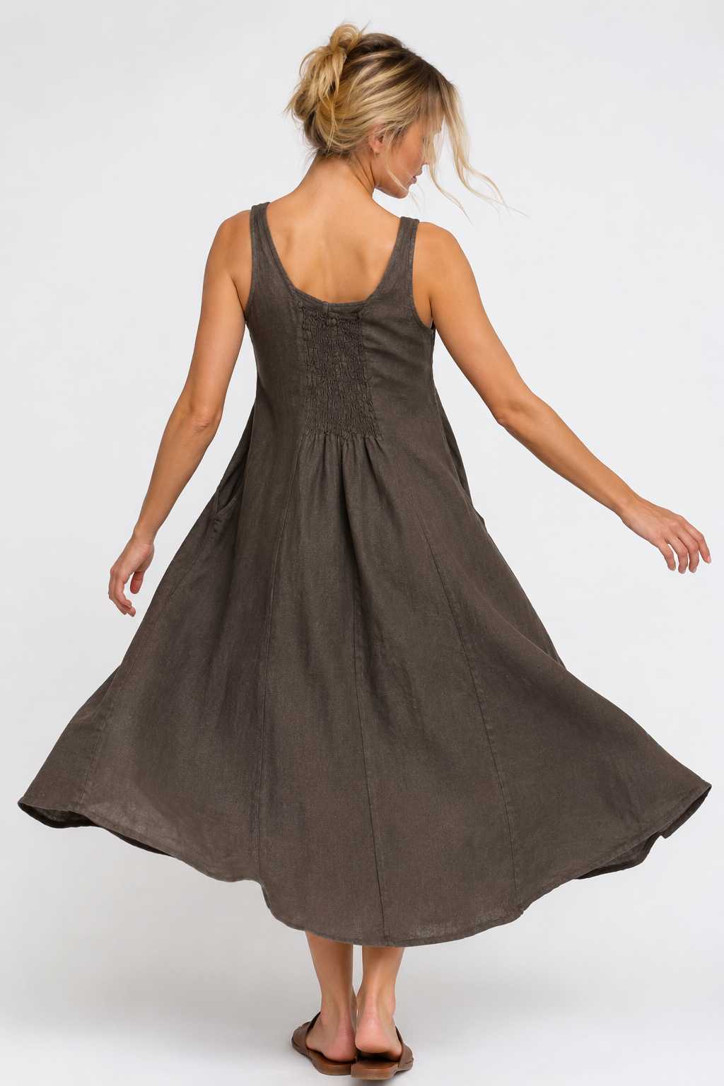 LINEN DRESS