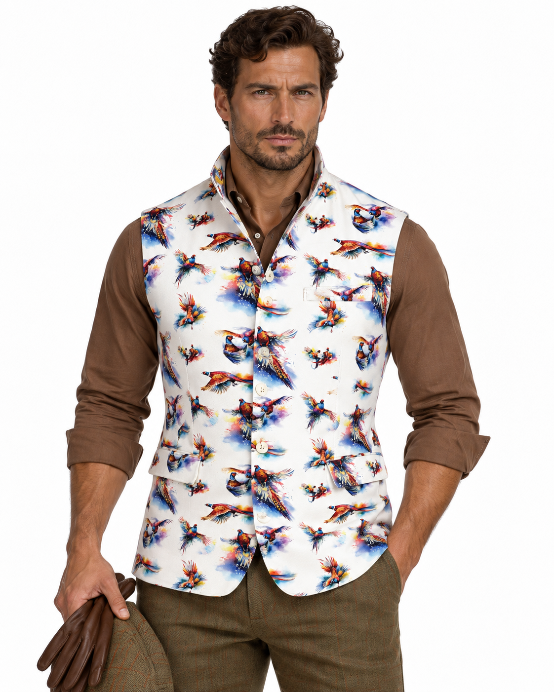 Flying Pheasant Sleeveless Jacket