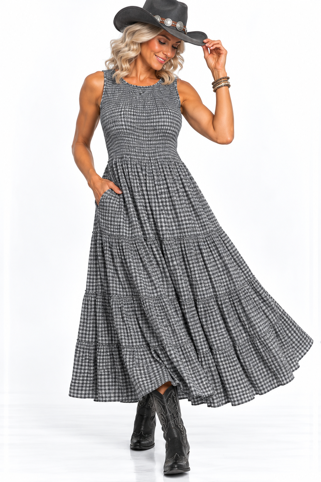 Cowgirl Gingham Dress