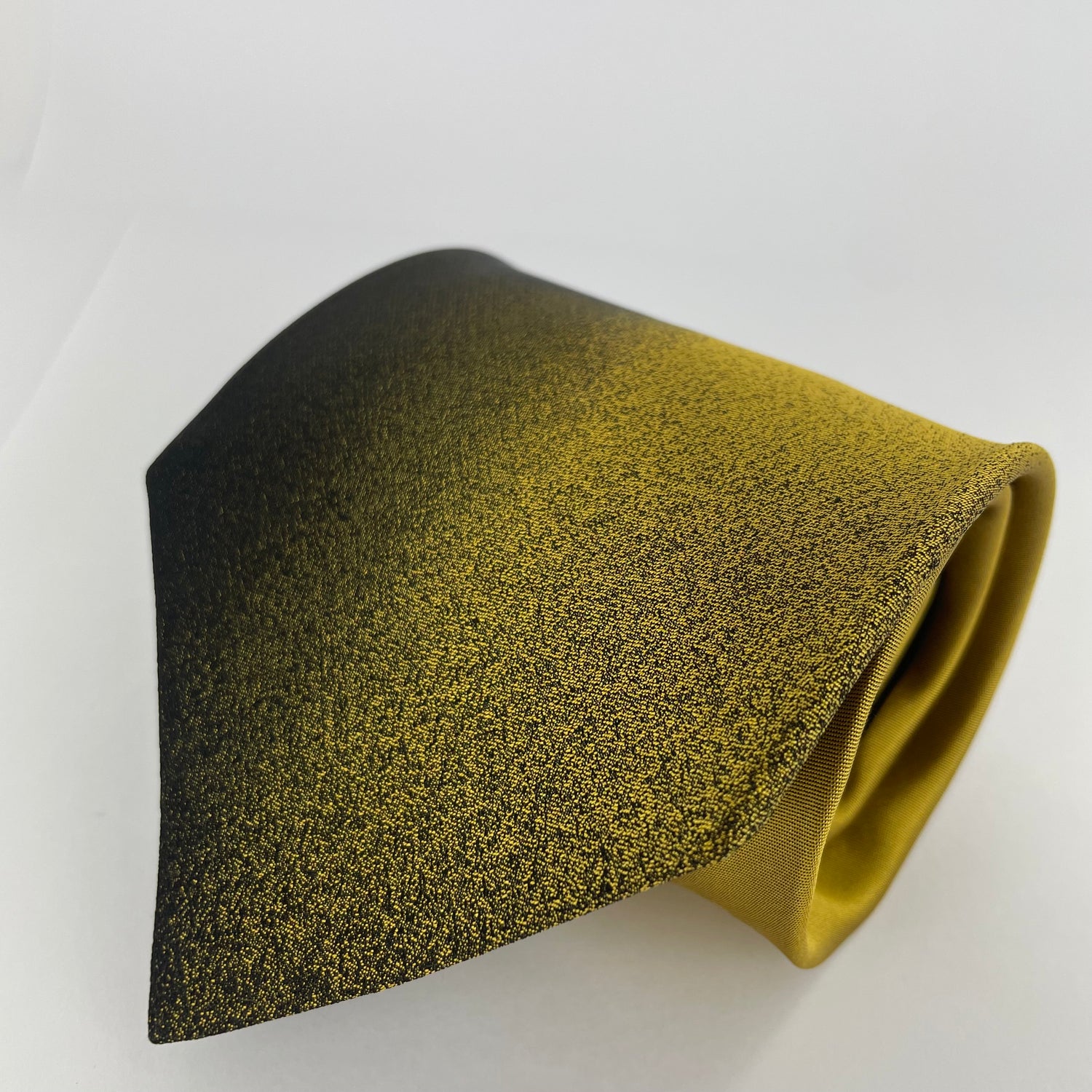 Silk Gold and Black Fade Neck-Tie