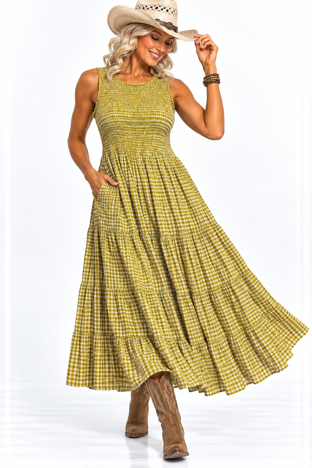 Cowgirl Gingham Dress