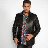 The Commander Leather Field Jacket