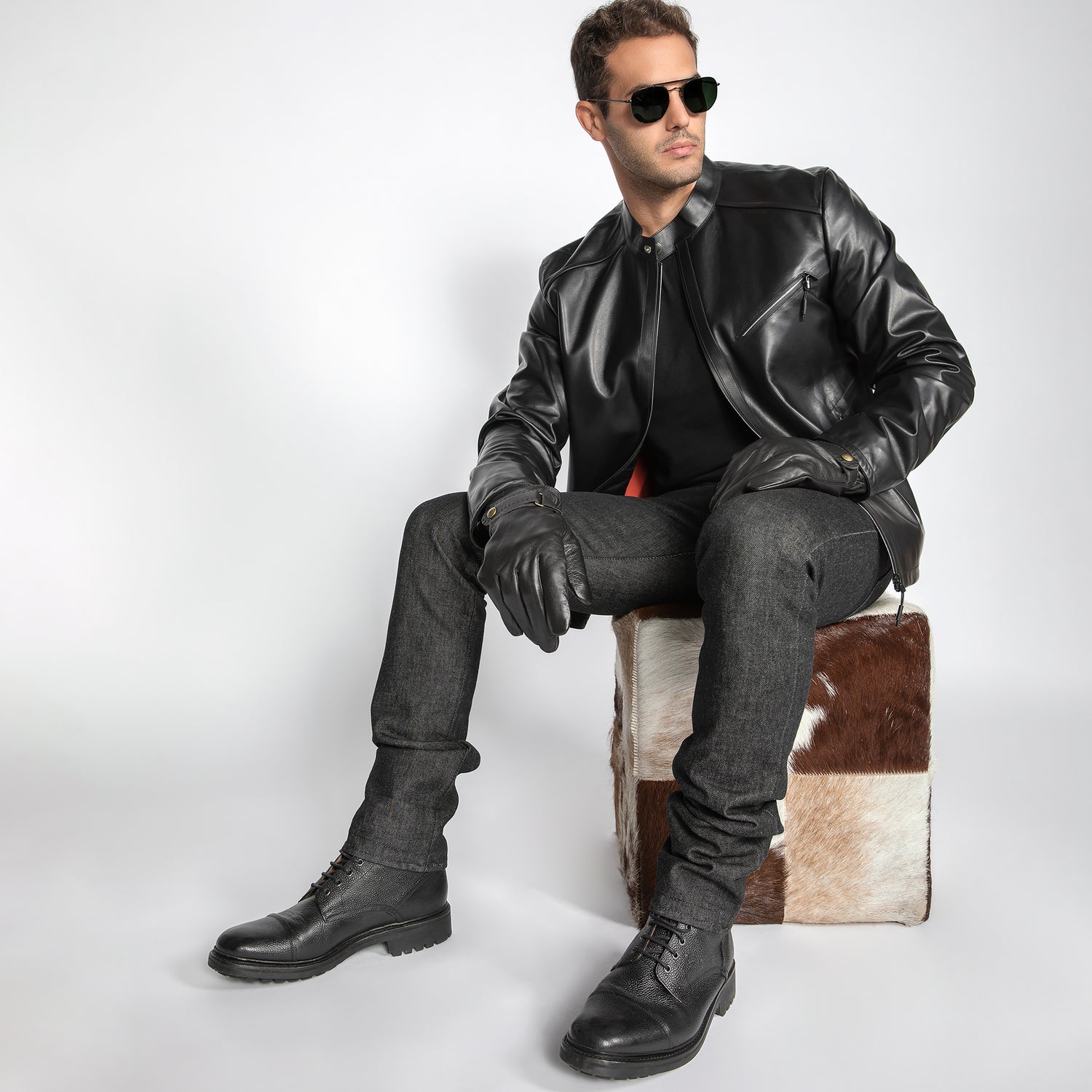 The Nero Luxe Leather Jacket