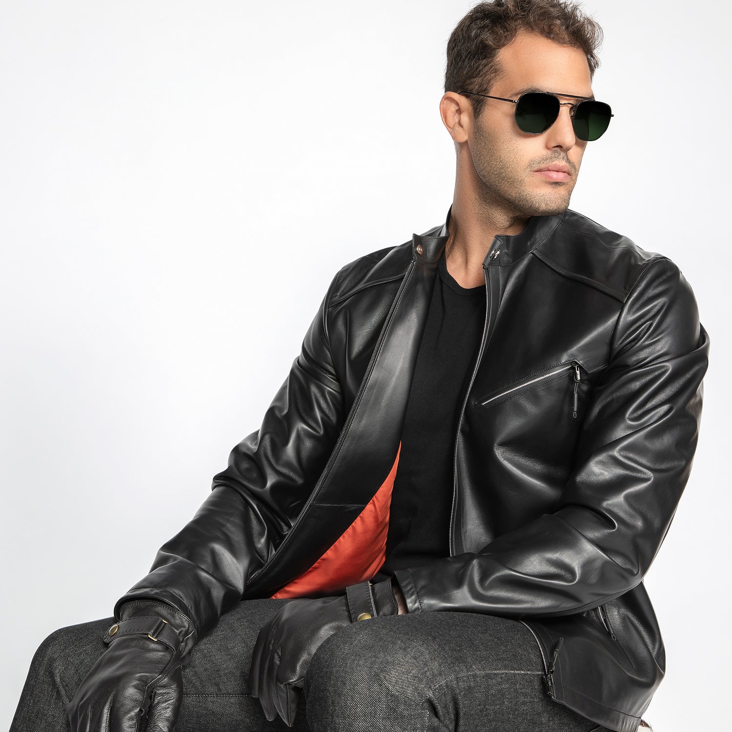 The Nero Luxe Leather Jacket