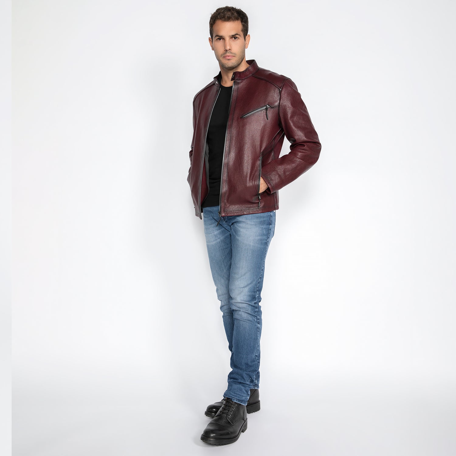 The Nero Luxe Leather Jacket