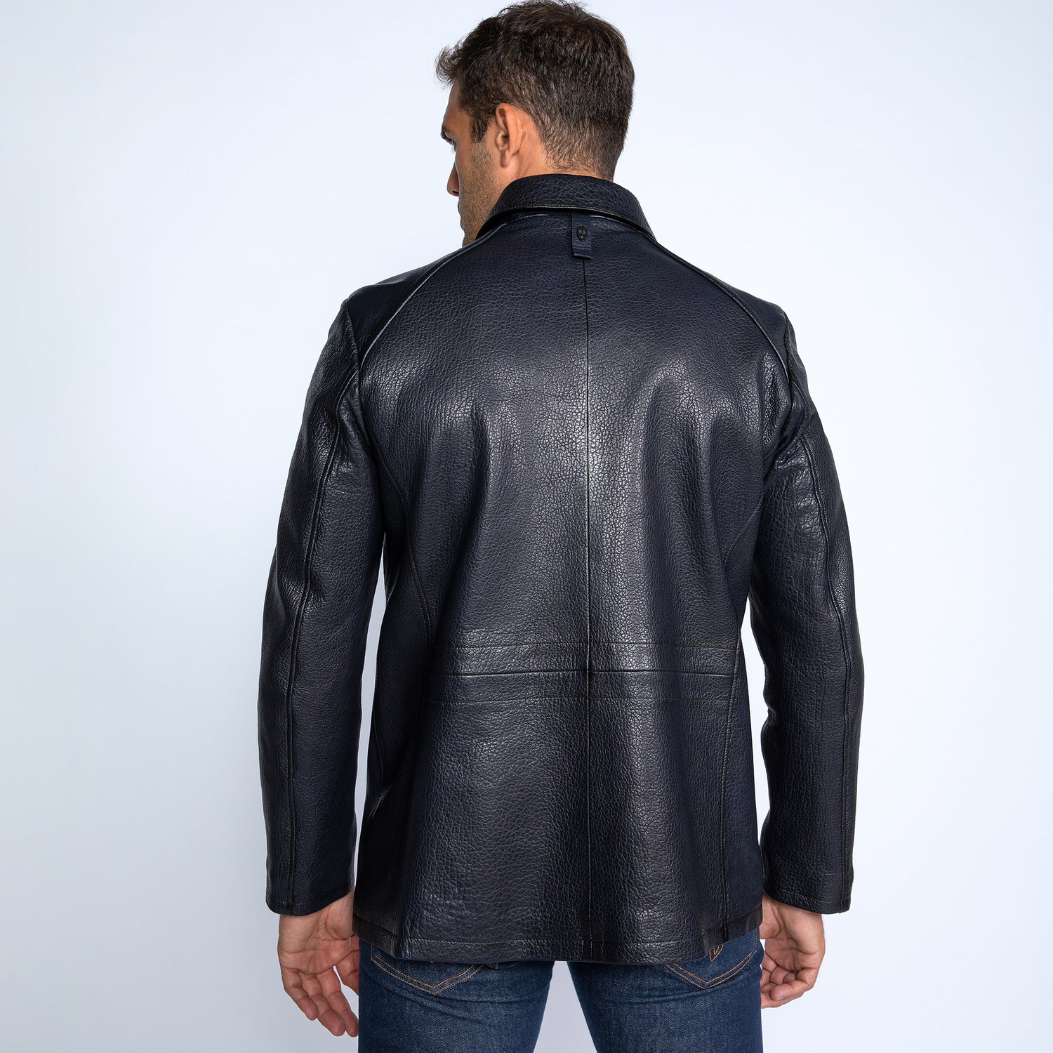 The Commander Leather Field Jacket