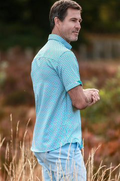 Abstract Circles Short Sleeve Shirt - Claudio Lugli Shirts