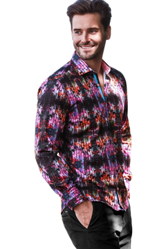 Abstract Painted Wall Print Shirt - Claudio Lugli Shirts