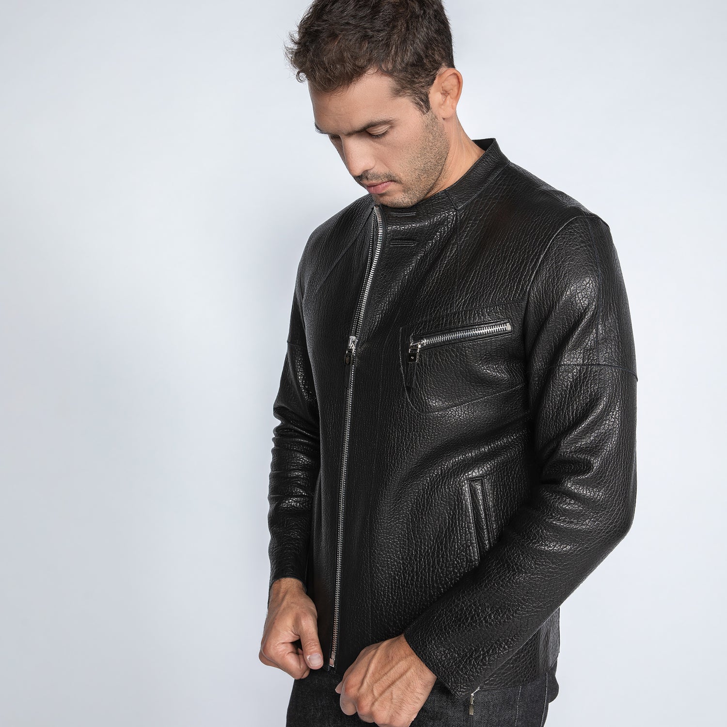 Aero Noir Leather Jacket