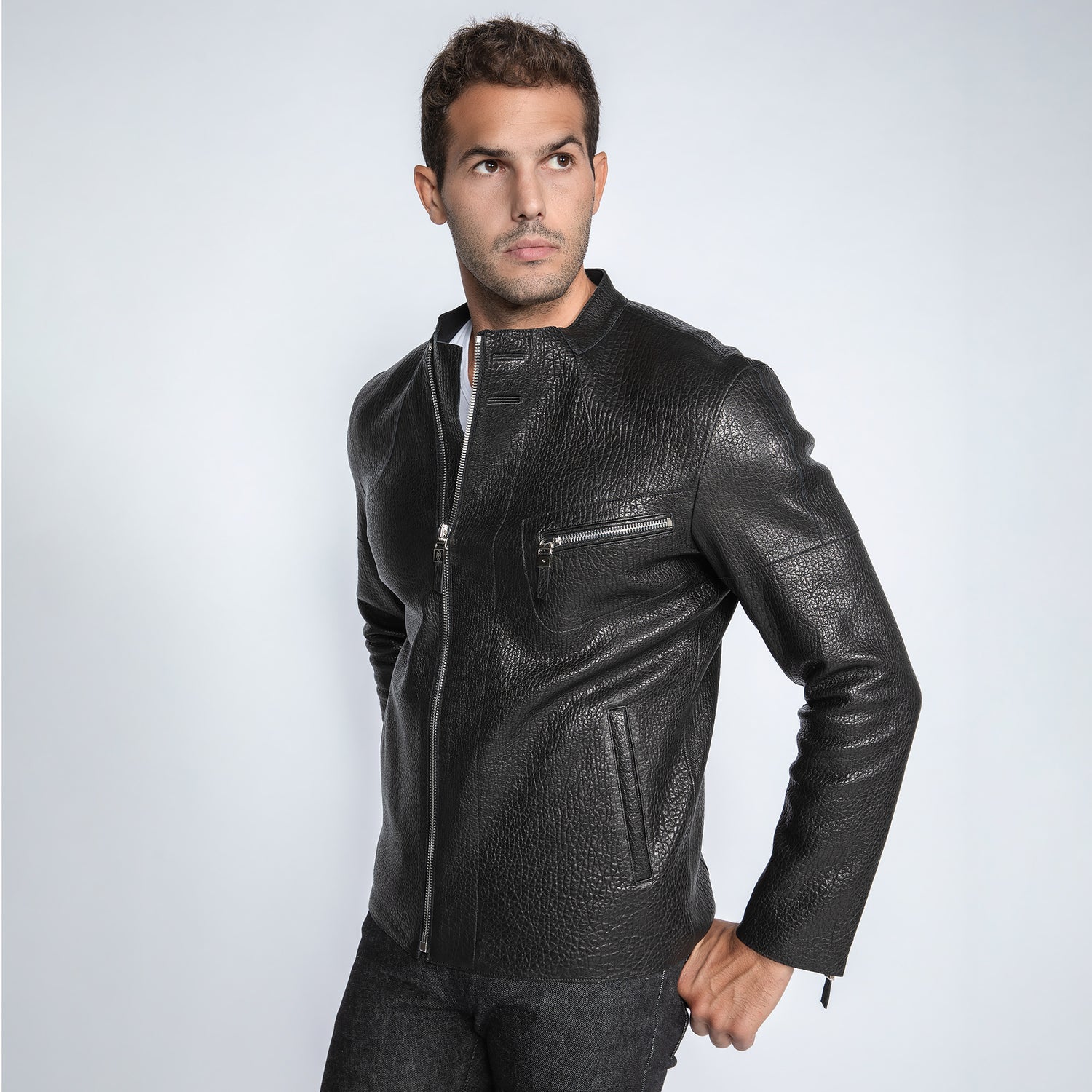 Aero Noir Leather Jacket