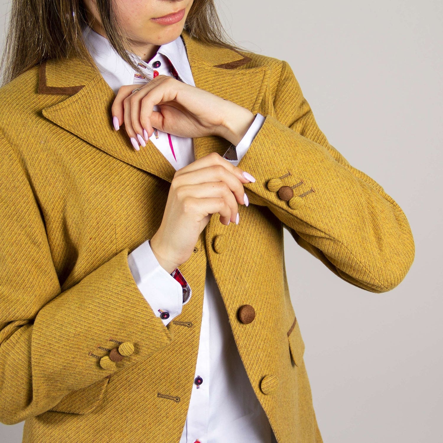 ARIZONA WOOL WOMENS JACKET - Premium Men's Patterned Shirt by Claudio Lugli | Bold Design, Tailored Fit, Best Printed Shirts