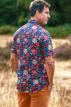 Baroque Bloom Short Sleeve Shirt - Claudio Lugli Shirts