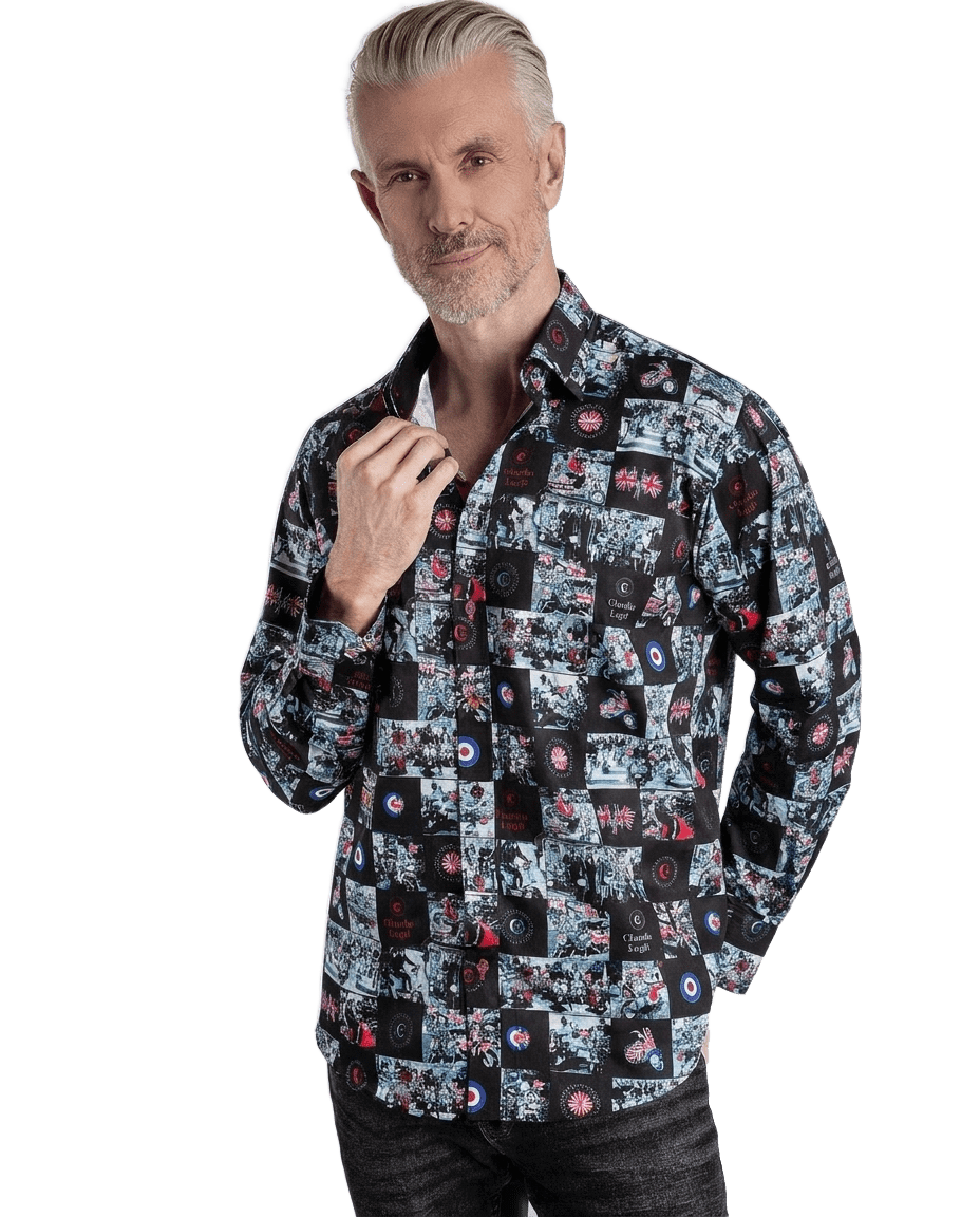 Best of Britain Print Shirt - Claudio Lugli Shirts