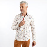 BICYCLE  MARATHON PRINT SHIRT – Premium Men's Patterned Shirt by Claudio Lugli | Bold Design, Tailored Fit, Best Printed Shirts