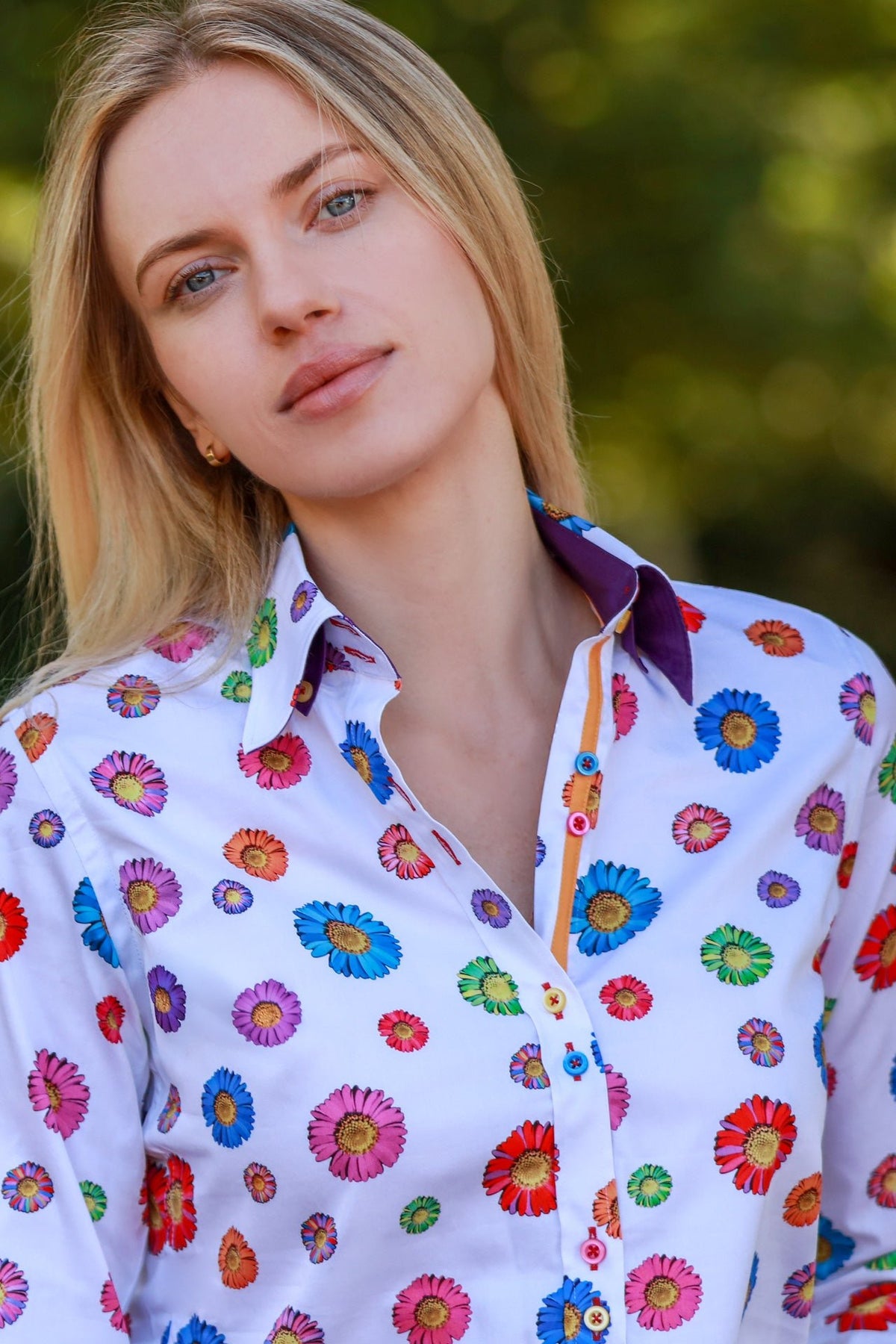 Blooming Bliss Daisy Print Shirt