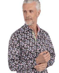 Blossom Garden Print Shirt - Claudio Lugli Shirts