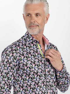 BLOSSOM GARDEN PRINT SHIRT - Claudio Lugli Shirts