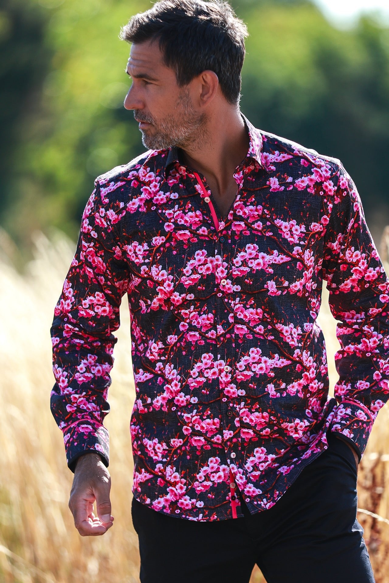 Plum Blossom Print Shirt - Bestseller | Claudio Lugli – Claudio