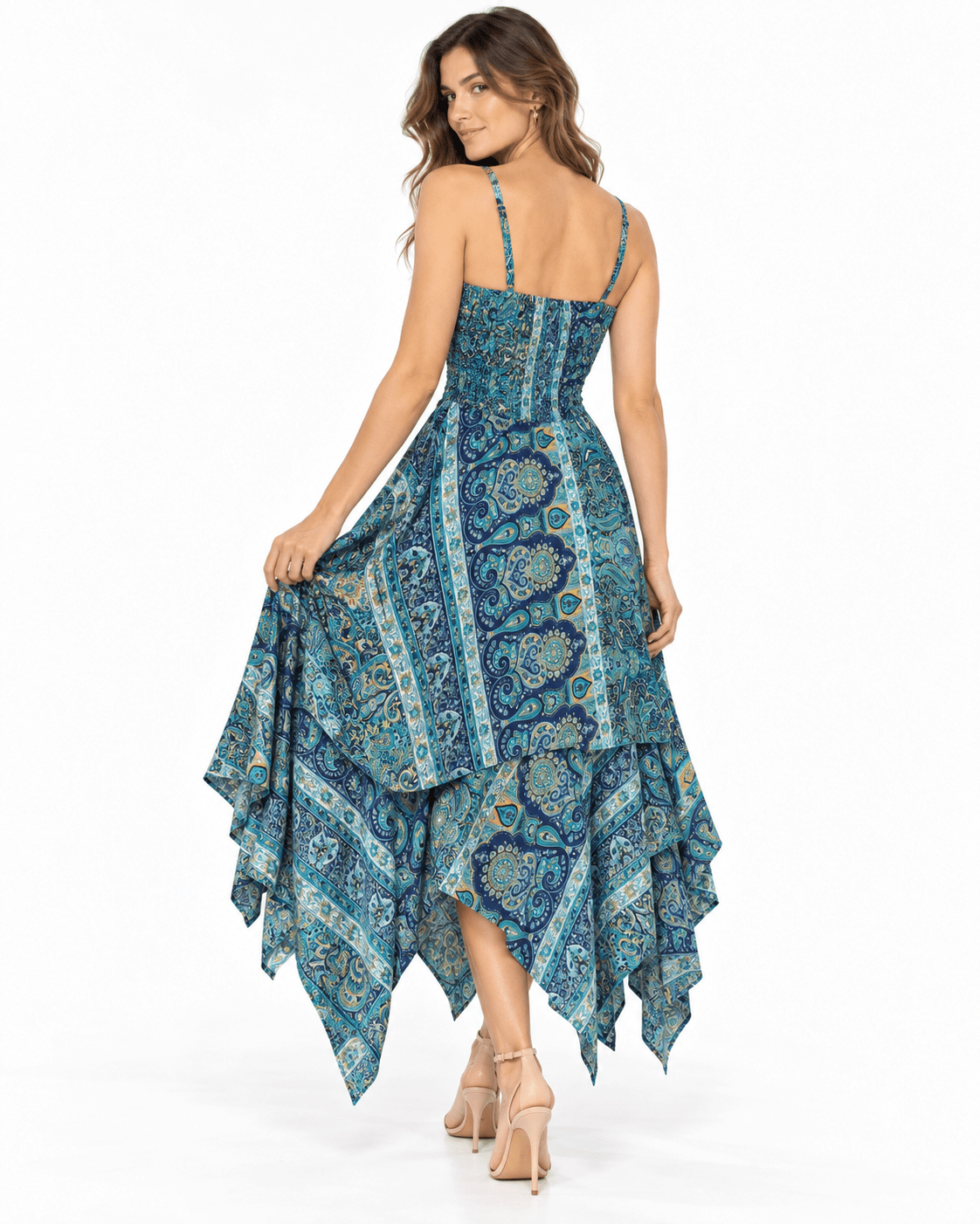 Bohemian Paisley Sundress - Claudio Lugli Shirts