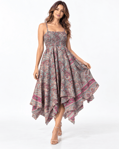 Bohemian Paisley Sundress - Claudio Lugli Shirts