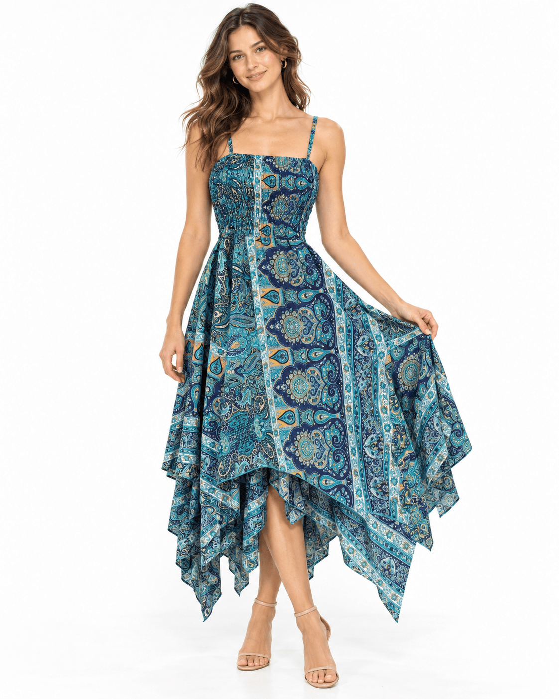 Bohemian Paisley Sundress - Claudio Lugli Shirts