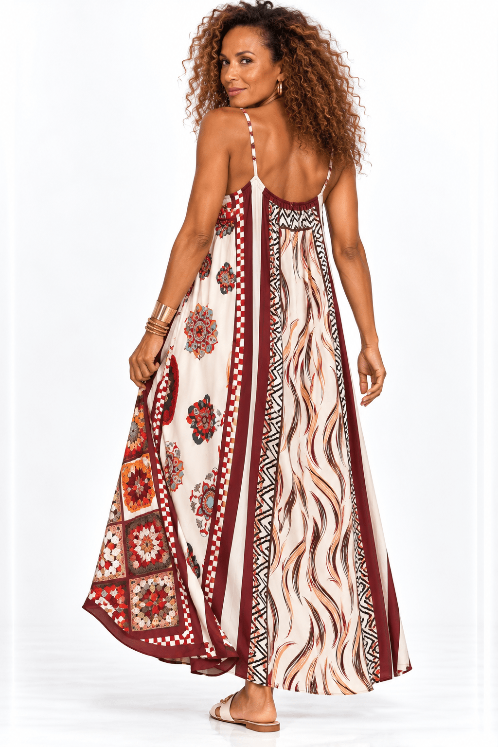 Boho Maxi Dress - Claudio Lugli Shirts