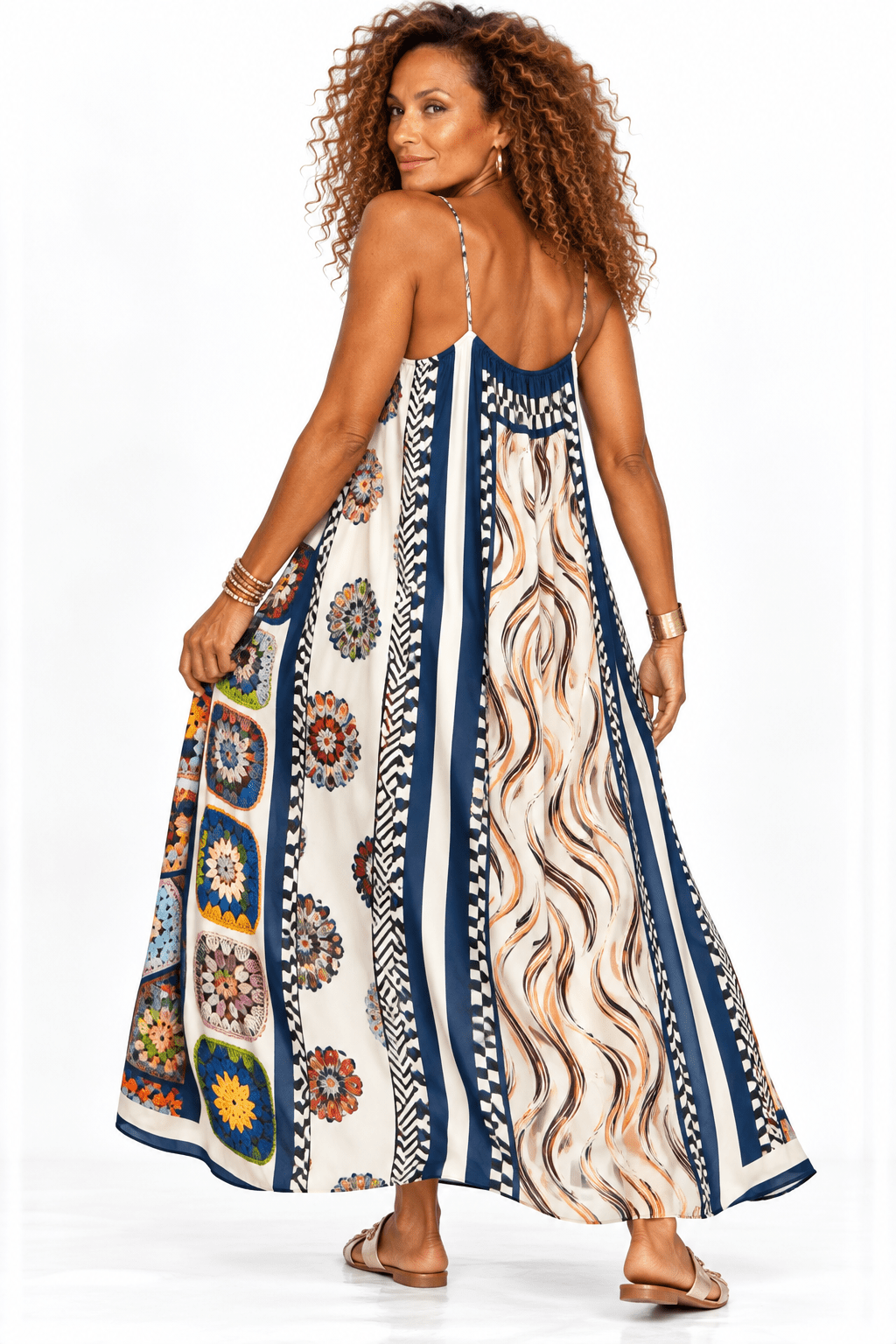 Boho Maxi Dress - Claudio Lugli Shirts