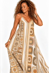 Boho Maxi Dress - Claudio Lugli Shirts