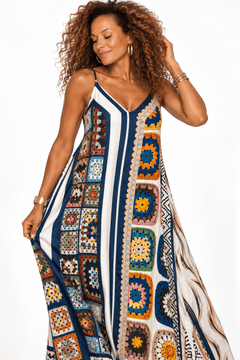 Boho Maxi Dress - Claudio Lugli Shirts