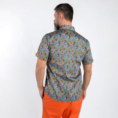 CACTUS PRINT SHORT SLEEVE SHIRT - Claudio Lugli Shirts