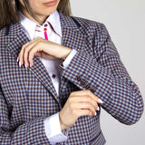 CALIFORNIA DOGTOOTH WOMENS JACKET - Premium Men's Patterned Shirt by Claudio Lugli | Bold Design, Tailored Fit, Best Printed Shirts