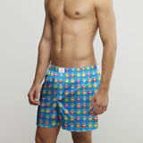 CAMPERVAN COTTON POPLIN PRINT BOXER SHORTS - Premium Men's Patterned Shirt by Claudio Lugli | Bold Design, Tailored Fit, Best Printed Shirts