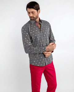 Campervan Stripe Print Shirt - Claudio Lugli Shirts
