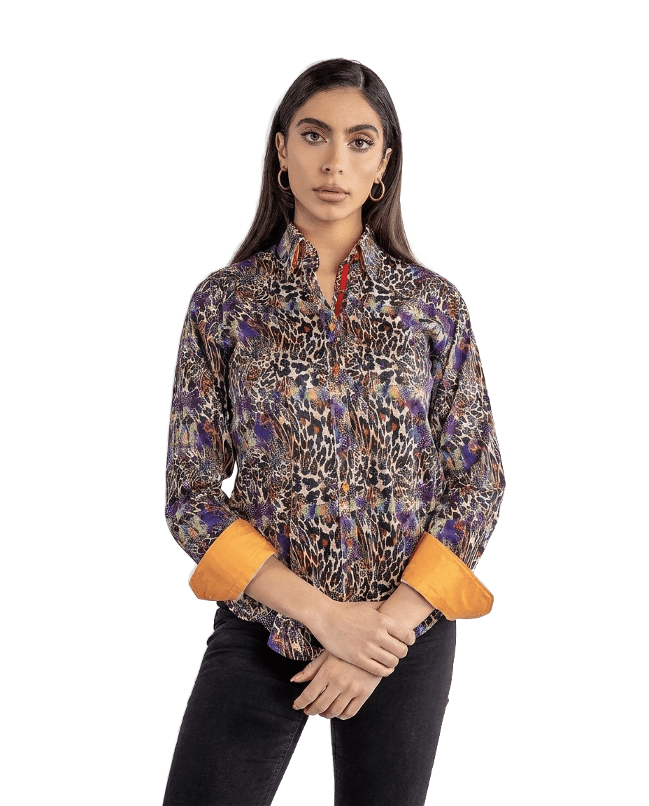 Catwoman Leopard Womens Print Shirt - Claudio Lugli Shirts