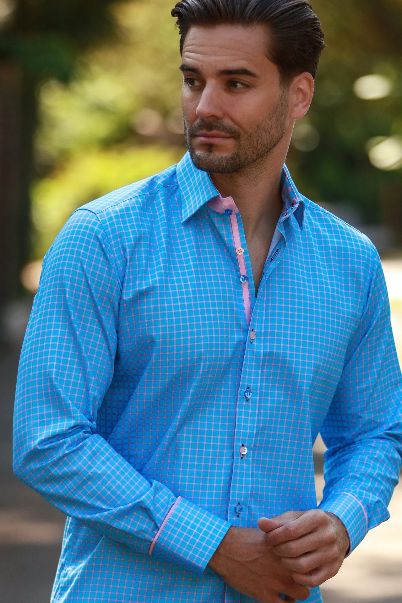 CHECK PATTERNED SHIRT - Claudio Lugli Shirts