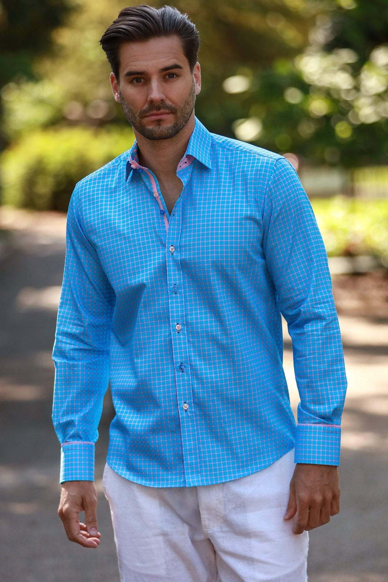 CHECK PATTERNED SHIRT - Claudio Lugli Shirts