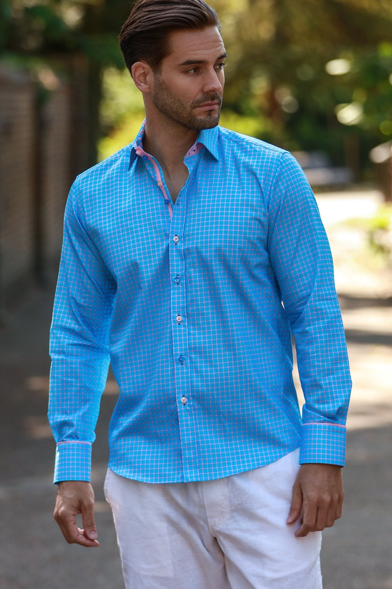 CHECK PATTERNED SHIRT - Claudio Lugli Shirts