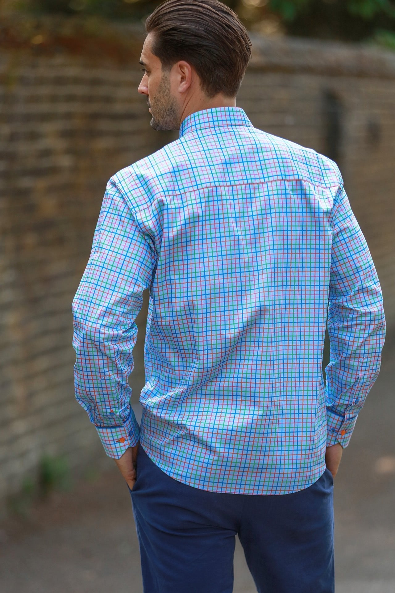 CL2545 SKY CHECK - Claudio Lugli Shirts